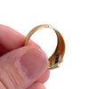 10K Gold Sapphire and Diamond Band
