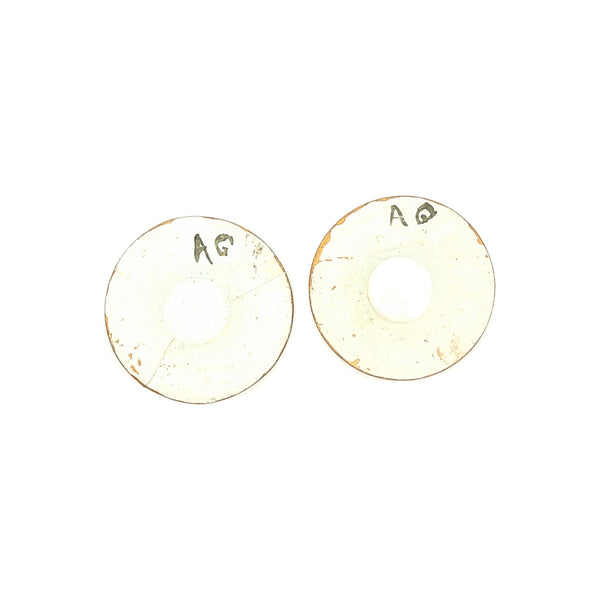Antique Painted Porcelain Button Set