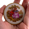 Limoges Fragonard Courting Couple Trinket Box