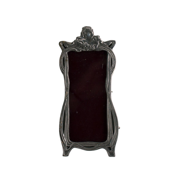 Art Nouveau Style Pewter Frame