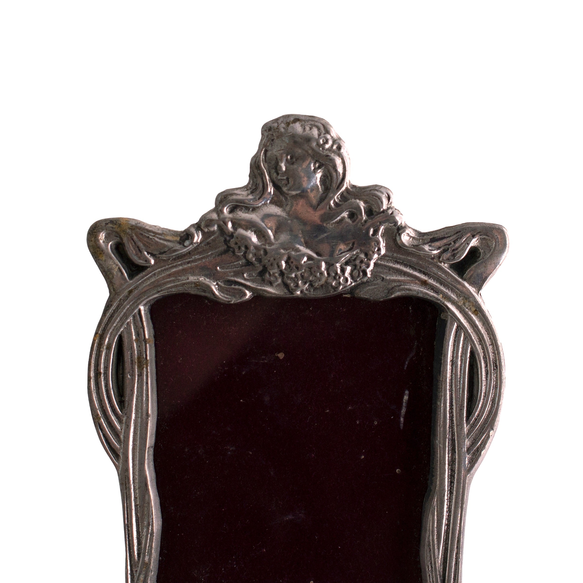 Art Nouveau Style Pewter Frame