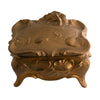 Antique Jewelry Casket with Black Velvet