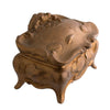 Antique Jewelry Casket with Black Velvet