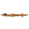 Gold Filled Sword Tie Bar