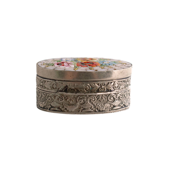 Ornate Micro Mosaic Trinket Box