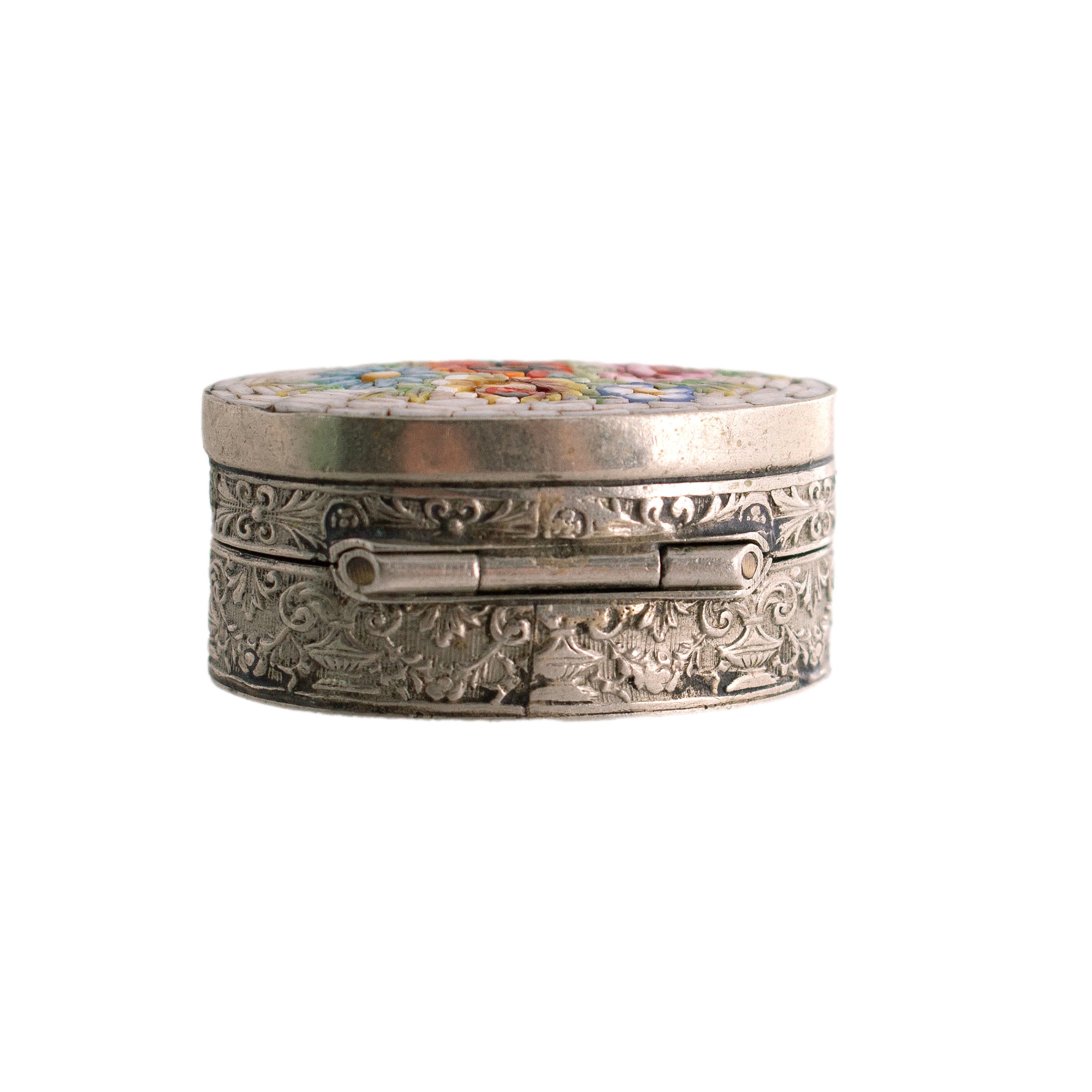 Ornate Micro Mosaic Trinket Box