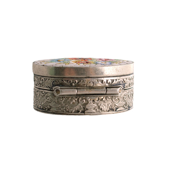 Ornate Micro Mosaic Trinket Box