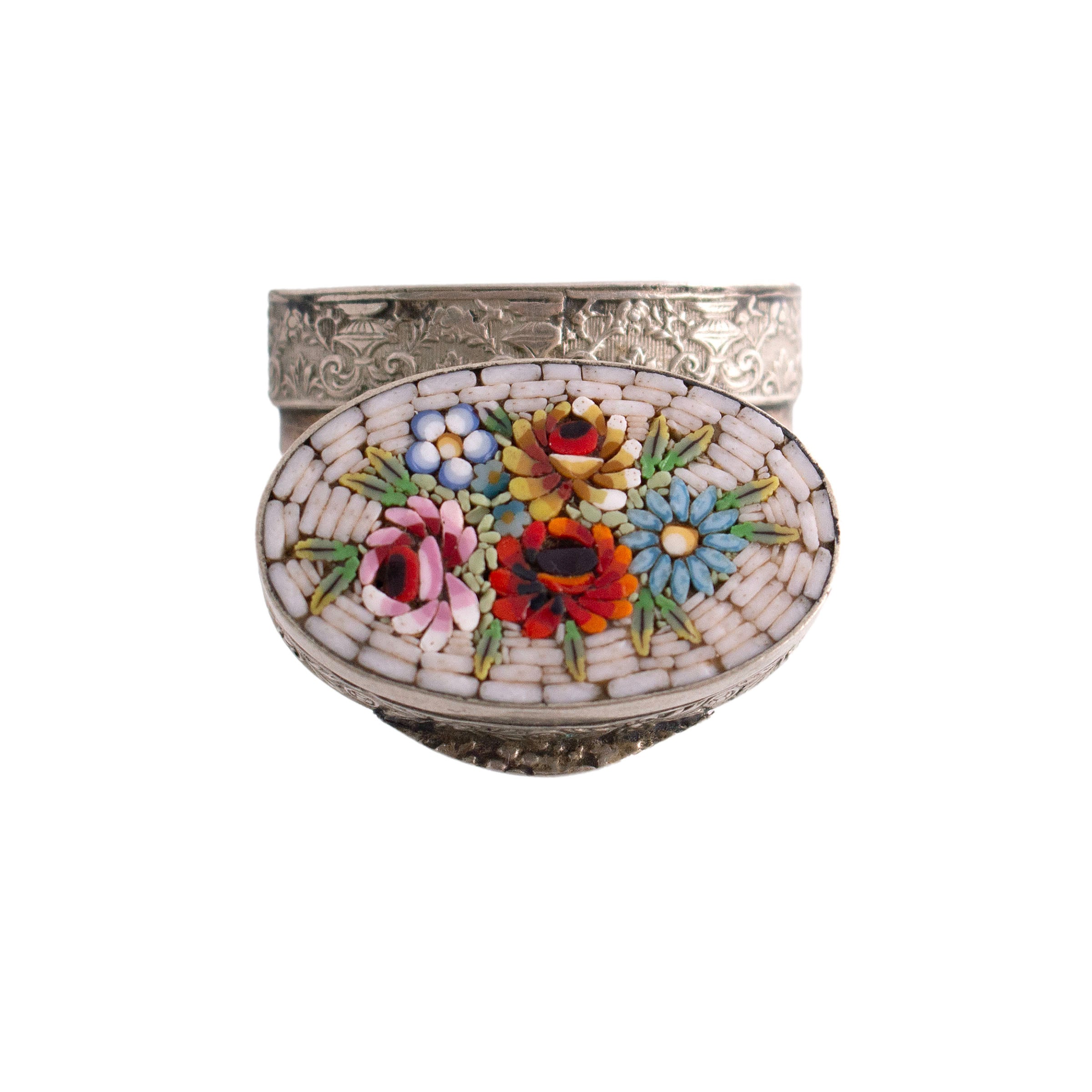 Ornate Micro Mosaic Trinket Box