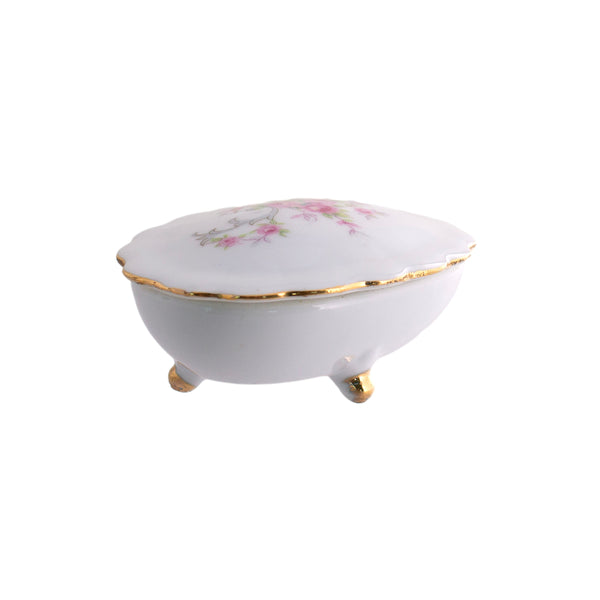 Lefton's China Floral Trinket Box