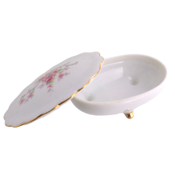 Lefton's China Floral Trinket Box