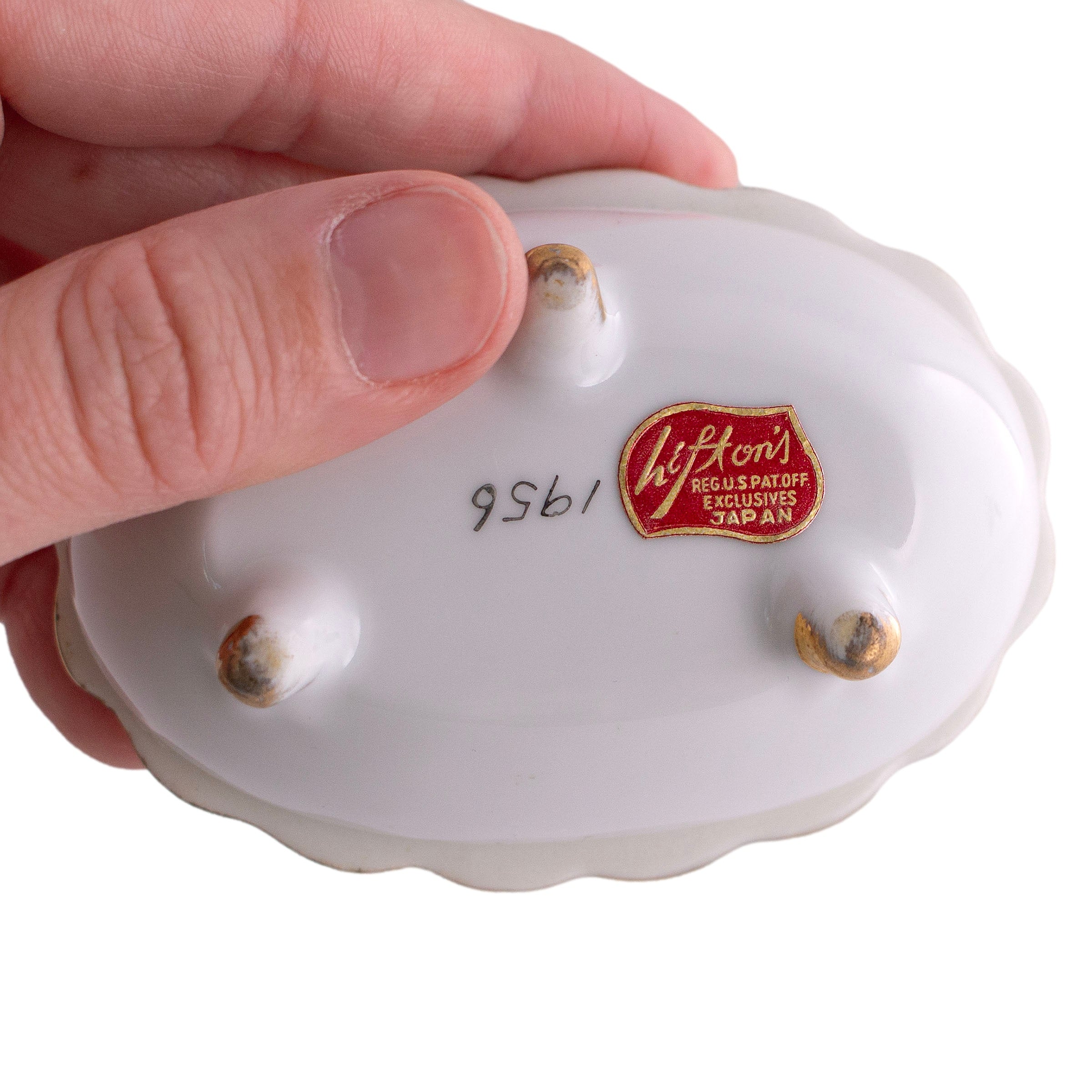 Lefton's China Floral Trinket Box