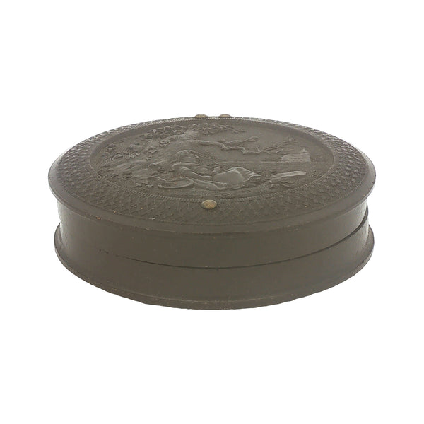 Antique Oval Thermoplastic Union Case Double Sided Images