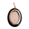 Antique Onyx and Ruby Mourning Pendant