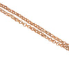 Antique Long Grass Wicker Woven Guard Chain Necklace