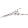 Tiered Rhinestone Tassel Necklace