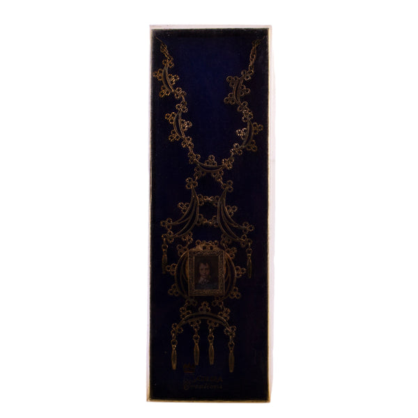 Little Boy Blue Dramatic Costume Necklace
