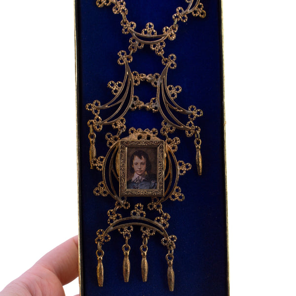 Little Boy Blue Dramatic Costume Necklace