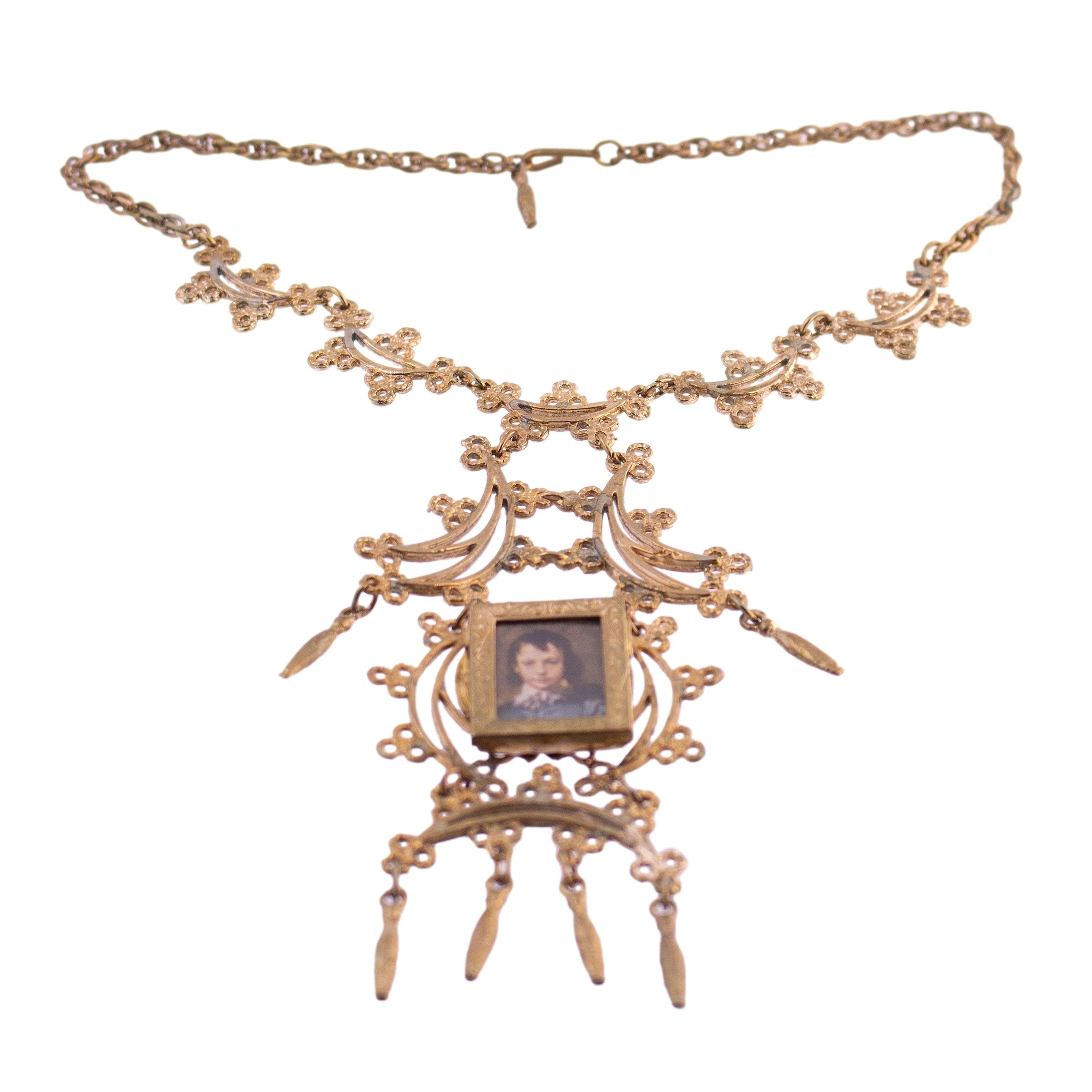 Little Boy Blue Dramatic Costume Necklace