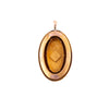 Upcycled Antique Gold and Pearl Pendant