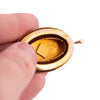 Upcycled Antique Gold and Pearl Pendant