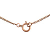 Gold Filled Blue Cabochon Decorative Link Necklace