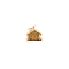 18K Gold Cabin Charm