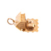 18K Gold Cabin Charm