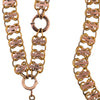 Engraved Locket on Decorative Link Chain