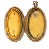 Engraved Locket on Decorative Link Chain