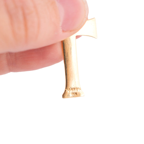 14K Gold Ankh Pendant