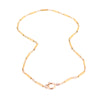 Gold Filled Bar Link Necklace