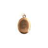 Small 14K Gold Oval Locket