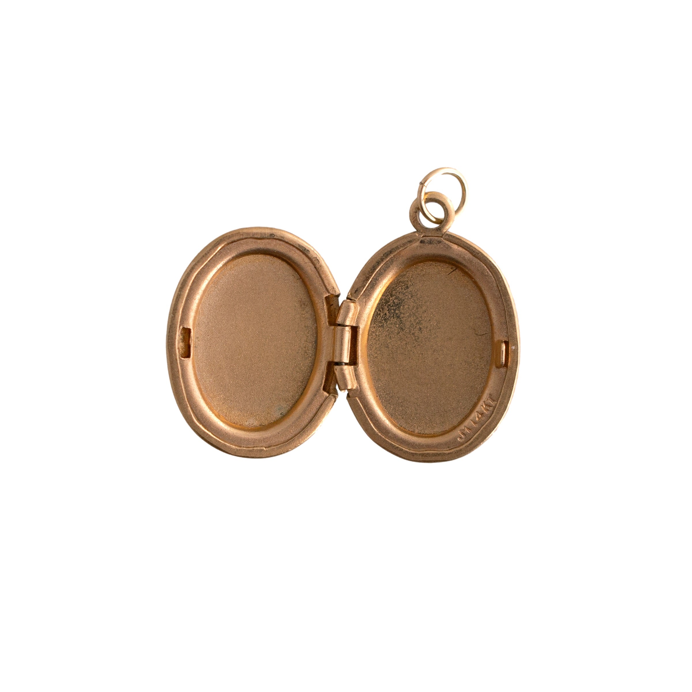 Small 14K Gold Oval Locket