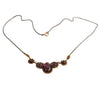 Gold Filled Garnet Necklace