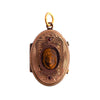 Gold Filled Tiger's Eye Cameo Locket