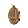 Gold Filled Tiger's Eye Cameo Locket