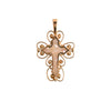 Black Hills Gold Double Sided Cross Pendant