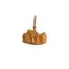 14K Gold Antique Village Scene Charm