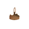 14K Gold Antique Village Scene Charm