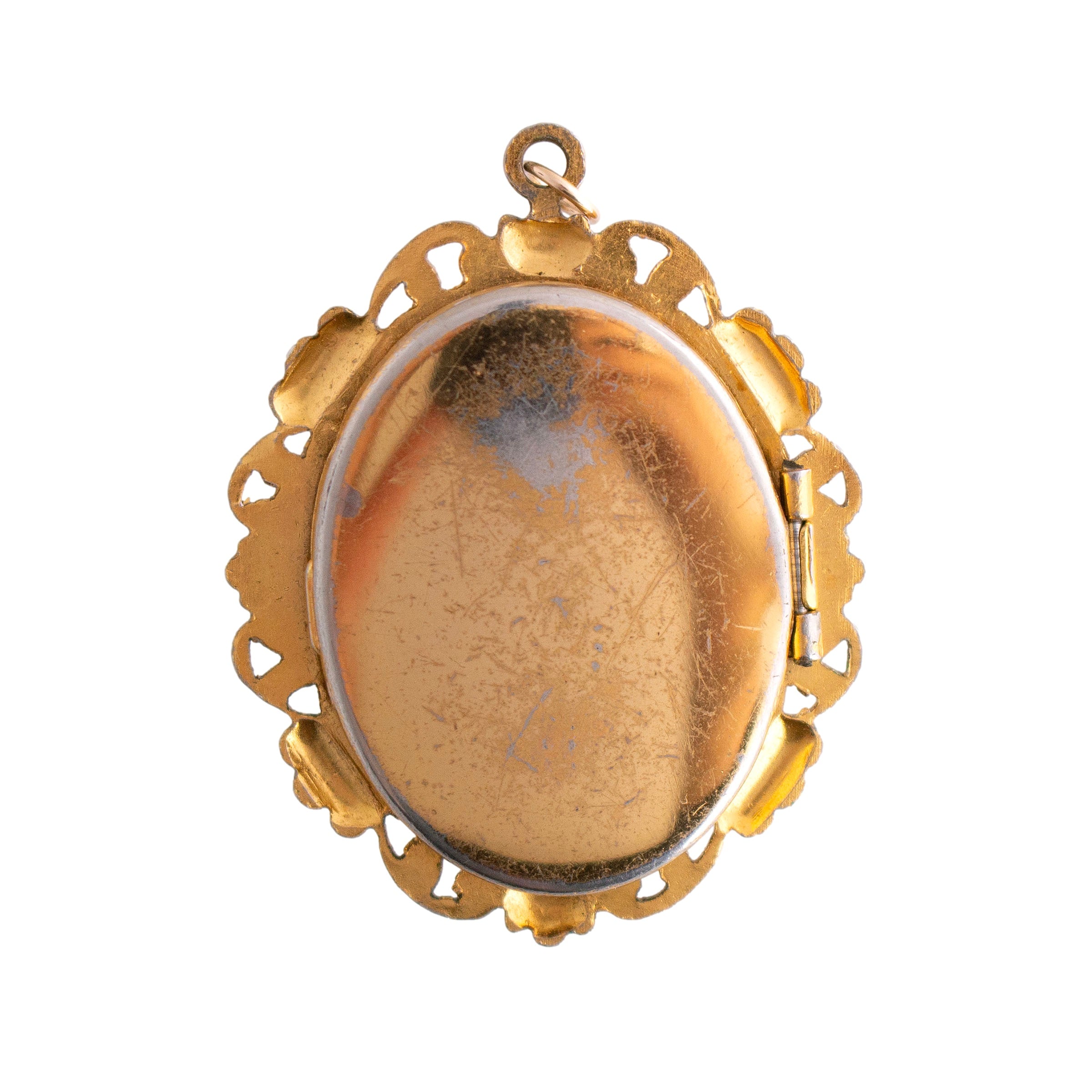 Vintage Cameo Locket Pendant