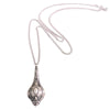 Upcycled Sterling Art Deco Hat Pin Necklace