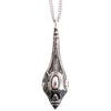 Upcycled Sterling Art Deco Hat Pin Necklace