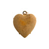 Heart Shaped Painted Porcelain Lady Pendant