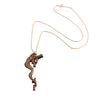 Upcycled Dragon Hat Pin Necklace