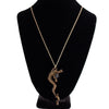 Upcycled Dragon Hat Pin Necklace