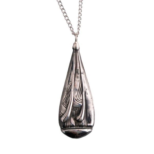 Art Deco Upcycled Hat Pin Necklace