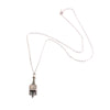 Sterling 3 Dimensional Upcycled Hat Pin Necklace