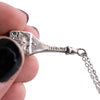 Sterling 3 Dimensional Upcycled Hat Pin Necklace