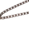 Silver Tone Book Link Necklace with Locket