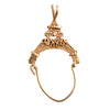 14K Gold Clown Charm Holder Pendant